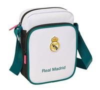 REAL MADRID EQUIPACIÓN 26/27 - Bandolera con Bolsillo Exterior, Maletín Portatodo, Bandolera, Cómoda y Versátil, Calidad y Resistencia, 16x6x22 cm