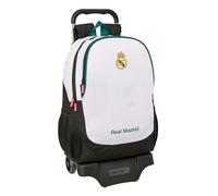 REAL MADRID EQUIPACIÓN 26/27 - Mochila Escolar con Carro, Ideal para Niños de Diferentes Edades, Cómoda y Versátil, Calidad y Resistencia, 33x15x43 cm