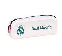 REAL MADRID EQUIPACIÓN 26/27 - Portatodo Cuadrado Silicona, Estuche Infantil, Estuche Niño, Ideal para Niños en Edad Escolar, Cómodo y Versátil, Calidad y Resistencia, 18.5x5.5x7.5 cm