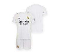 Real Madrid Equipación de Local 25/26 para niños - Talla 116 a 164 - Temporada 2025/2026 - Equipación de Local Kids - Producto Oficial para Fans