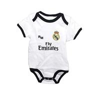 Real Madrid FC Body Niños - Producto Oficial Primera equipación 2018/2019 (18 Meses)