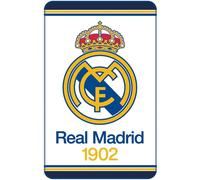 Real Madrid FC Polar Manta Blanco/Marino Club Crest 1902 100% Oficial Mercancía