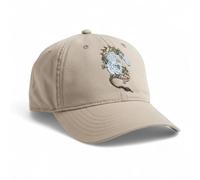 Real Madrid Gorra Beige Bordado de dragón y Escudo Oficial, diseñada para aportar Estilo y Comodidad en Cualquier ocasión.