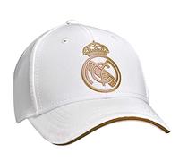 Real Madrid FC Rm3go19, Adultos Unisex Blanco/oro, Talla Única
