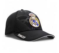 Real Madrid Gorra Nº45 con Licencia Oficial - Color Negro - Talla Adulto