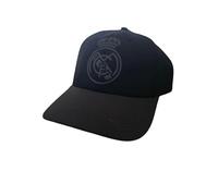 Real Madrid Gorras Oficiales con Licencia Colores | Ajustables Unisex Adulto (FR/ES, Letras, Talla única, Gris)