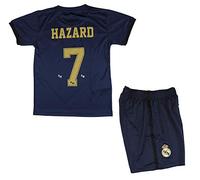 Real Madrid Hazard 2ª Equipación Azul Marino niño Camiseta pantalón Tallas 6 a 14-8