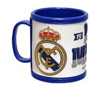 REAL MADRID CF - Taza Rubber 3D, de Plástico, Multicolor, Producto Oficial (CyP Brands)