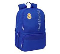 Real Madrid Mochila Pádel Blue 2026 - Cómoda, Versátil y Resistente 42 cm
