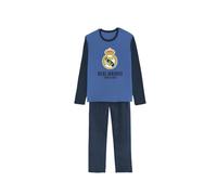 Real Madrid Pijama Invierno Oficial | Coralina Suave Hombre y Niño | Tallas S-XXL y 4-14 Años | Cálido, Cómodo y con Escudo del Club (FR/ES, Letras, M)