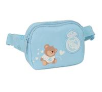 Real Madrid Preescolar Azul - Riñonera Infantil Niño, Ideal para Jóvenes y Niños de Diferentes Edades, Cómoda y Versátil, Calidad y Resistencia, 14x4x11 cm