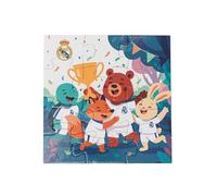 Real Madrid - Puzle de 12 Piezas - Primer Puzle con Ilustraciones Inspiradas en Éxitos del Club - para Niños y Niñas Desde 2 Años - Licencia Oficial