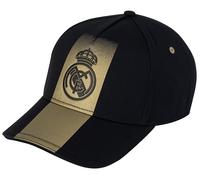 Real Madrid Real Cap - Gorro para mujer (talla única), color negro y negro