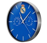 Real Madrid Reloj de pared térmico/higro moderno