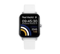 Real Madrid SmartWatch RM2001-00 - Unisex, 43,6x37,5 mm, Elegante Blanco, Funciones Avanzadas (Blanco)