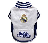 REAL MADRID CF - Sudadera para Perro, Talla XS, Producto Oficial (CyP Brands)