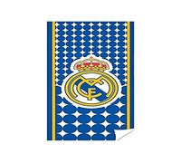 Real Madrid RM171155 - Toallas, Azul, 70x140 cm
