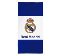 Real Madrid Toalla Playa Oficial 70x140 cm - 100% Microfibra, Secado Rápido, Ligera y Compacta - Toalla Piscina, Viaje y Deporte - Diseño Original Club Fútbol (REB80061)