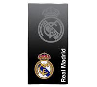 Real Madrid Toalla Playa Oficial 70x140 cm - 100% Microfibra, Secado Rápido, Ligera y Compacta - Toalla Piscina, Viaje y Deporte - Diseño Original Club Fútbol (REB80060)