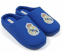 Real Madrid Zapatillas de casa para hombre - Oficiales, cómodas y acolchadas (tallas 39/40 a 45/46) (Azul, 39/40, Sistema tallas calzado EU, Adulto, Números (rango), mediano, 39, 40)