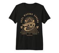 Real Masons Spread Love and Light Not Hate and Fear Camiseta Premium