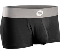 Real Men 3in Modal Boxer Briefs D Pouch Med 1pk Blk