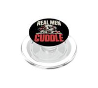Real Men Cuddle BJJ Brazilian Jiu Jitsu MMA Grappling Judo PopSockets PopGrip para MagSafe