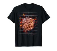 Real Men Grill - Dad & Son Boys Matching BBQ Steak Graphic Camiseta