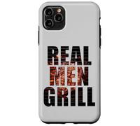 Real Men Grill - Dad & Son Boys Matching BBQ Steak Graphic Carcasa para iPhone 11 Pro MAX