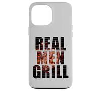 Real Men Grill - Dad & Son Boys Matching BBQ Steak Graphic Carcasa para iPhone 13 Pro MAX