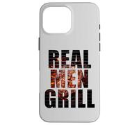 Real Men Grill - Dad & Son Boys Matching BBQ Steak Graphic Carcasa para iPhone 16 Pro MAX