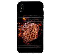 Real Men Grill - Dad & Son Boys Matching BBQ Steak Graphic Carcasa para iPhone XS MAX