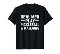 Real Men Play Pickleball and Mahjong Camiseta