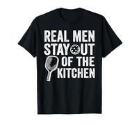 Real Men Stay out of The Kitchen Funny Pickleball Camiseta