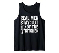 Real Men Stay out of The Kitchen Funny Pickleball Camiseta sin Mangas