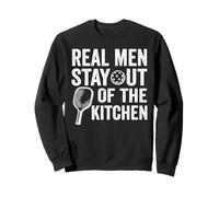 Real Men Stay out of The Kitchen Funny Pickleball Sudadera
