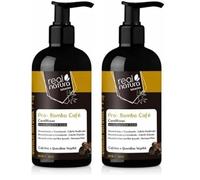 Real Natura - Acondicionador Pro-Bomba Café - 300ml - Energía y Nutrición para Cabello (Paquete de 2)