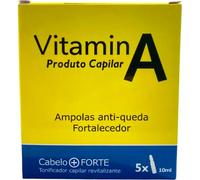 Real Natura - Ampollas Vitamina A para Cabello - Tratamiento Intensivo - Hidratación y Nutrición - Sin Sulfatos ni Parabenos - Brillo y Reparación - Fácil Aplicación - 50 ml