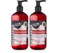 Real Natura - Champú Sin Sal Pro-Crecimiento - Fortalecimiento y Crecimiento Rápido - Hidratación y Suavidad - Ingredientes Naturales - Ideal para Cabellos Frágiles - 500ml (Paquete de 2)