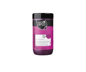 Real Natura - Crema de Peinado Pro-Cachinhos - Hidratación Intensiva - Definición Duradera - Protección y Brillo - Libre de Sulfatos y Parabenos - 1 kg