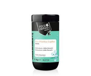 Real Natura - Mascarilla Sin Sal Pro-Plástica Capilar - Hidratación y Restauración Intensiva - Fórmula Sin Sal - 1000ml - Uso Frecuente