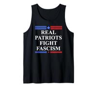 Real Patriots Fight Fascism Resist No Kings Defend Democracy Camiseta sin Mangas
