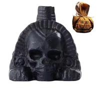 Real Screaming Aztec Death Whistle | Authentic Aztec Death Whistle,Art Collectible Culture,with Drawstring Bag For Halloween Day Of The Dead