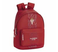 Safta Mochila juvenil para portátil Real Sporting de Gijón Naranja 14,1" 310x160x410mm