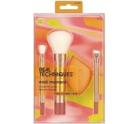 Real Techniques Midi Moment Lote de Brochas de Maquillaje 4 Piezas para Rostro y Ojos