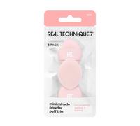 Real Techniques Esponjas para polvos mini – Fijan y hornean – 3 unidades