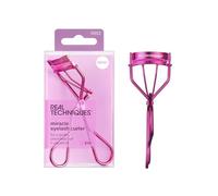 Real Techniques Miracle - Rizador compacto para pestañas con diseño ergonómico, uso con máscara para mayor volumen, herramienta suave para levantar pestañas