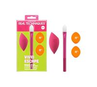 ¡20% DTO! Vivid Escape Bright Eyes Concealer Set Brocha + Esponja + Borlas
