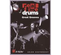 Real time drums great grooves (eng) batterie +cd