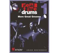 Real time drums more great grooves (eng) batterie +cd